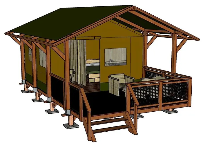 مكان تخييم Safari Tent Camurac